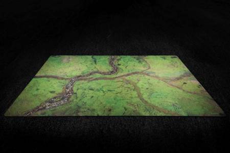 Kraken Wargames Gaming Mat 72"x48" / 183x122 cm - River Valley