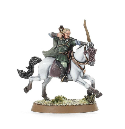 LOTR Legolas Mounted with Bow (metal)