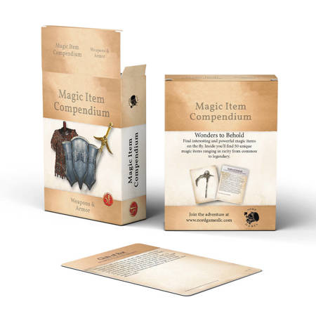 Magic Item Compendium Weapons & Armor karty