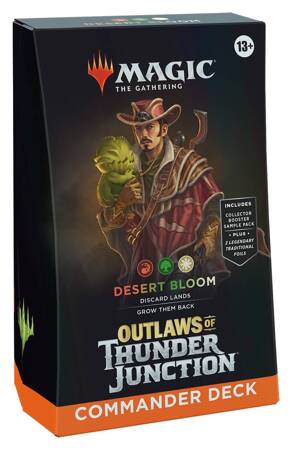 Magic: The Gathering Outlaws of Thunder Junction Commander Desert Bloom