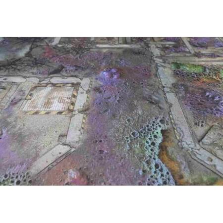 Mapa bitewna Kraken Wargames Gaming Mat 44"x60" / 112x152 cm - Corrupted Warzone