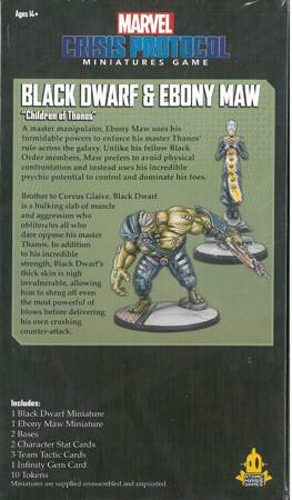 Marvel: Crisis Protocol - Black Dwarf & Ebony Maw