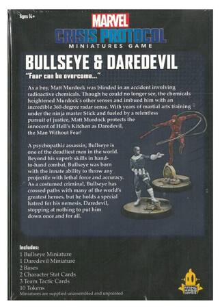 Marvel Crisis Protocol CP30 Bullseye & Daredevil Character Pack