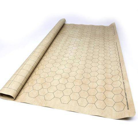 Megamata RPG zmywalna kwadraty/hexy 87x122 cm
