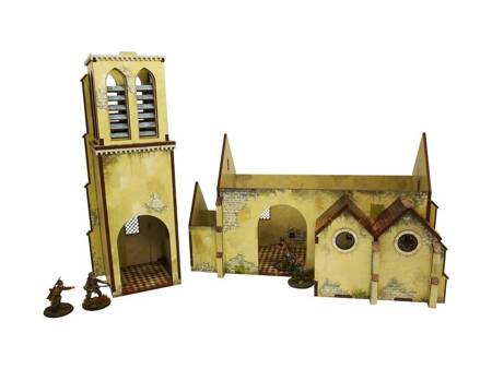 Micro Art H00132 WW2 Normandy Church (28 mm) - kościół