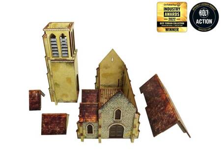 Micro Art H00132 WW2 Normandy Church (28 mm) - kościół