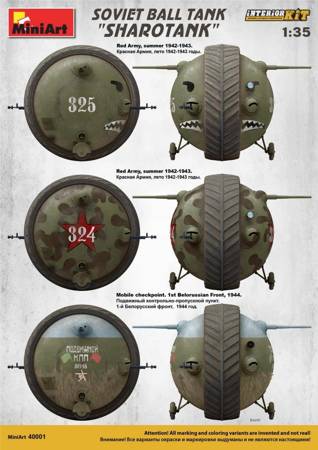 Mini Art 40001 Soviet Ball Tank "Sharoatank"