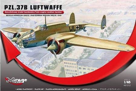 Mirage Hobby 481312 PZL-37B Luftwaffe