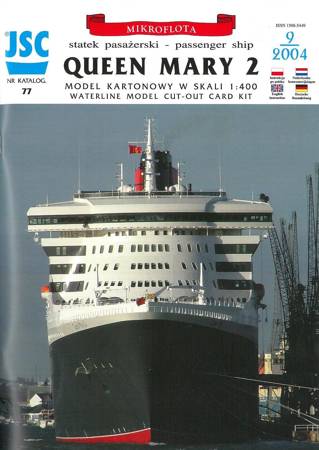 Model kartonowy JSC 77 Supertransatlantyk Queen Mary 2