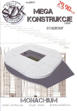 Model kartonowy Świat z Kartonu Nr.2/2017 Stadion w Monachium