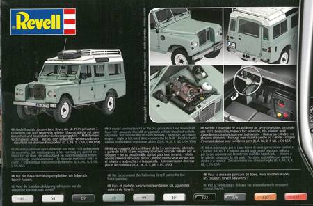 Model plastikowy do sklejenia Revell 07047 Land Rover Seriess II