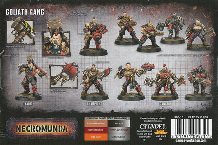 Necromunda Goliath Gang - zestaw modeli do gry