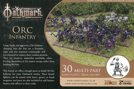 Oathmark Orc Infantry - piechota Orki 28mm