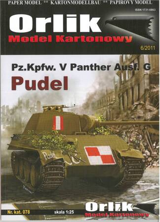 Orlik 163 – Koparka UNEX DH 411 - Model kartonowy