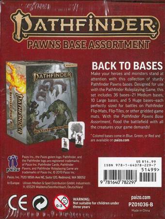 Pathfinder Pawns Base Assortment - podstawki