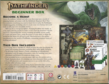 Pathfinder RPG Second Edition Remaster Beginner Box - starter