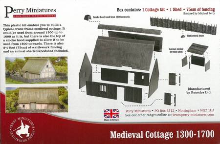 Perry Miniature RPB-3 Budynek Medievial Cottage 1300-1700 28mm