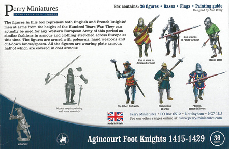 Perry Miniatures AO60 Agincourt Foot Knights 1415-1428