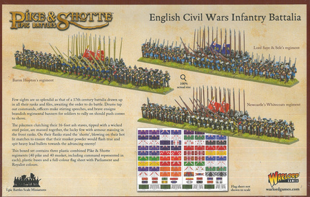 Pike&Shotte Epic Battles English Civil Wars Infantry Battalia