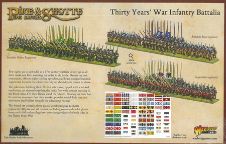 Pike&Shotte Epic Battles Thirty Years' War Infantry Battalia