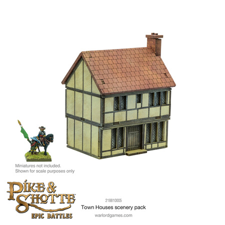 Pike&Shotte Epic Battles Town Houses Scenery Pack - mała osada