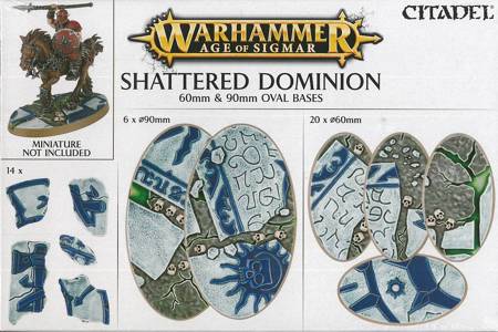 Podstawki Shattered Dominion 60mm & 90mm Oval Bases / sceniczne