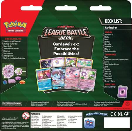 Pokemon TCG League Battle Deck Gardevoir ex