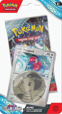 Pokemon TCG Scarlet & Violet Stellar Crown Checklane Blister Porygon2