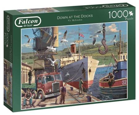 Puzzle 1000 FALCON W portowym doku (Jumbo)