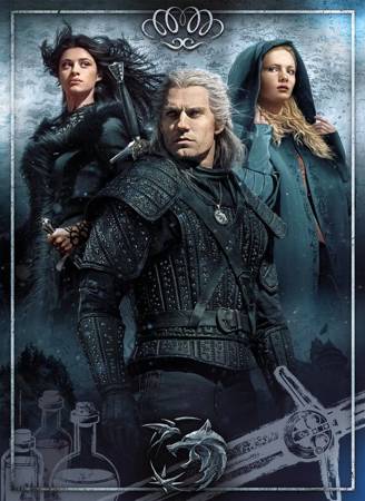 Puzzle 1000 Netflix The Witcher Wiedźmin (Clementoni)