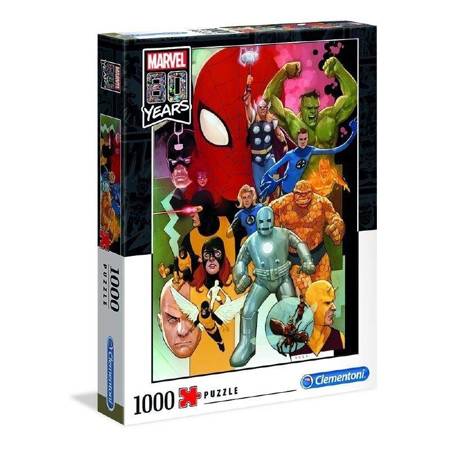 Puzzle 1000 The Marvel 80 Years (Clementoni)