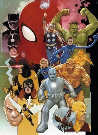 Puzzle 1000 The Marvel 80 Years (Clementoni)