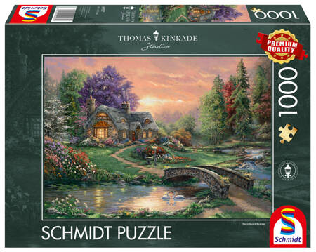 Puzzle 1000 Thomas Kinkade Romantyczny weekend (Schmidt)