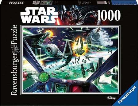 Puzzle 1000 el. Star Wars X-Wing Cockpit (Ravensburger)