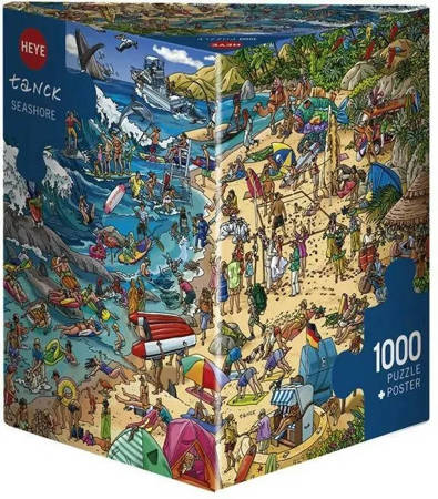 Puzzle 1000 el. Zwariowana plaża (Heye)