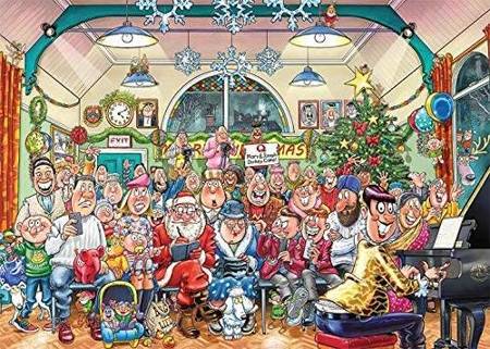 Puzzle 2x1000 Wasgij Christmas 16 The Christmas Show!