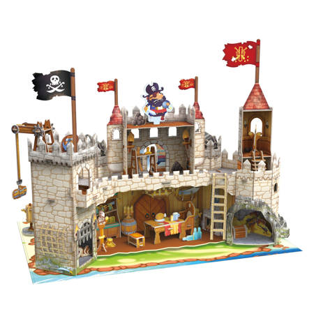 Puzzle 3D 183 el. Pirate Knight Castle Zamek Piratów