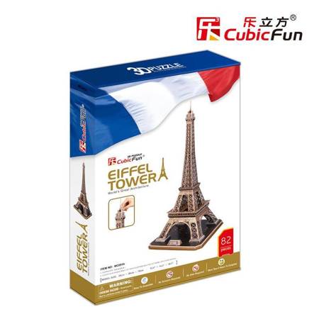 Puzzle 3D 82 el. Wieża Eiffel'a - zestaw XL