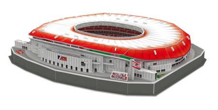 Puzzle 3D 87 el. Stadion Wanda Madryt LED