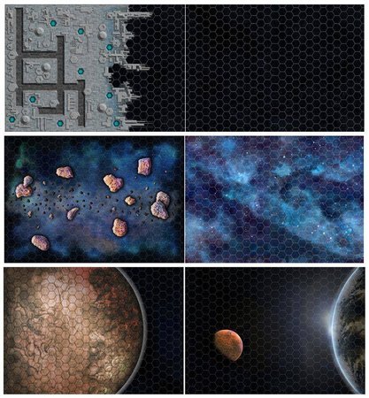 RPG Giant Book of Sci-Fi Battle Mats - mapy