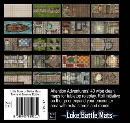 RPG Little Book of Battle Mats Towns & Taverns