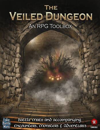 RPG Toolbox The Veiled Dungeon - przygoda, mapy i znaczniki