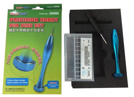 Ręczna mini-wiertarka Trumpeter 09986 Precision Hobby Pin Vise Set 