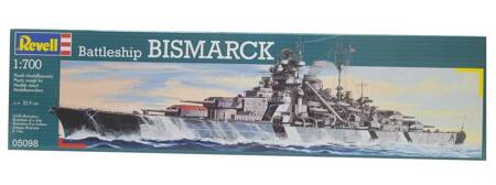 Revell 05098 Battleship Bismarck model plastikowy do sklejenia i pomalowania