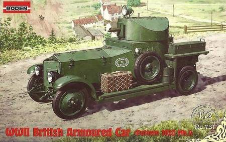 Roden 731 WWII British Armoured Car Pattern 1920  