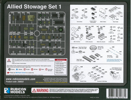 Rubicon Models 280033 Allied Stowage Set 1