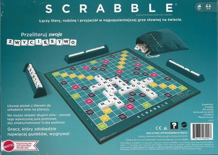 Scrabble (edycja polska) rodzinna gra planszowa