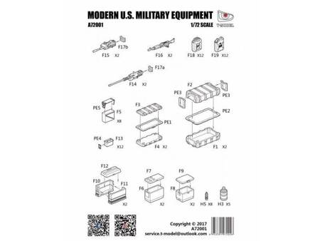 T-Model A72001 Modern U.S. Military Equipment