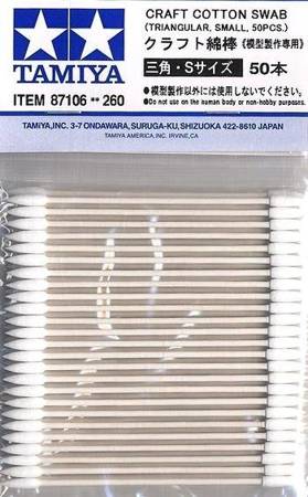 Tamiya 87106 Craft Cotton Swab - Triangular Small