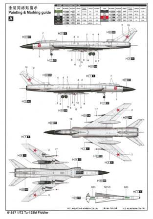 Trumpeter 01687 Tu-128M Fiddler